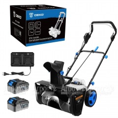 Снегоуборщик аккумуляторный DEKO ST41 2х4 Ач в Самаре