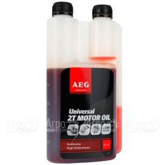 Масло минеральное Universal AEG 2T Motor Motor Oil API TC 1 л для 2-х тактных двигателей в Самаре