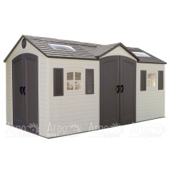 Пластиковый сарай LifeTime 15х8 DD в Самаре