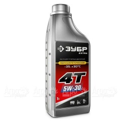 Масло полусинтетическое зимнее Зубр Extra 4Т-5W30 1 л для 4-х тактных двигателей в Самаре