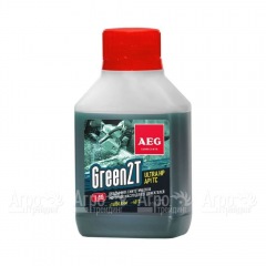 Масло синтетическое AEG Green HP 2T Motor Oil API TC 100 мл для 2-х тактных двигателей в Самаре