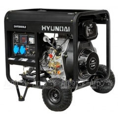 Дизельгенератор Hyundai DHY 8000LE 5,5 кВт + колеса в Самаре