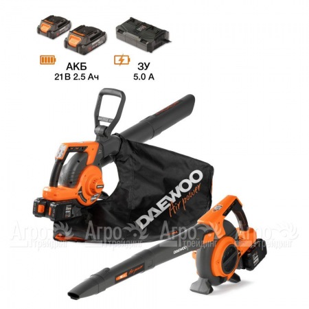 Воздуходувка аккумуляторная Daewoo DABL 9042Li SET в Самаре