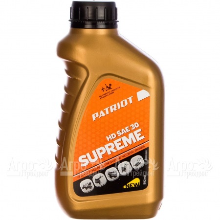 Масло Patriot Supreme HD SAE 30 592 мл для 4-х тактных двигателей  в Самаре