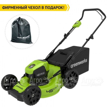 Газонокосилка аккумуляторная GreenWorks GD40LM46HP 4 Ач в Самаре