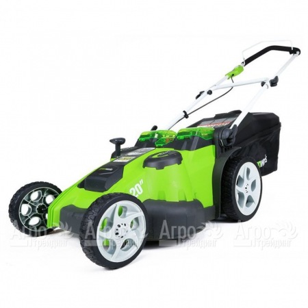 Газонокосилка аккумуляторная GreenWorks G-Max G40LM49DB 40V 49 см Twin Force (без батареи и зарядного устройства)  в Самаре