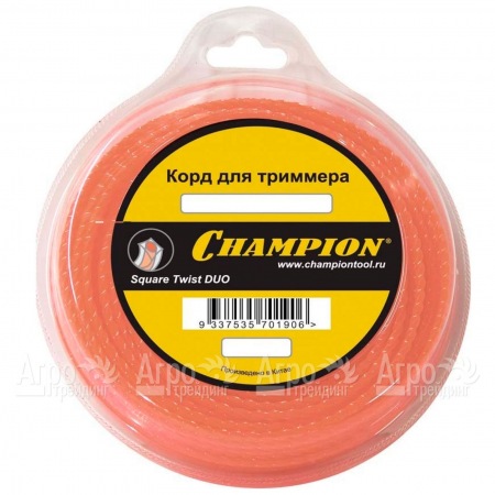 Корд триммерный Champion Square Twist Duo 2.4мм, 44м (витой квадрат)  в Самаре