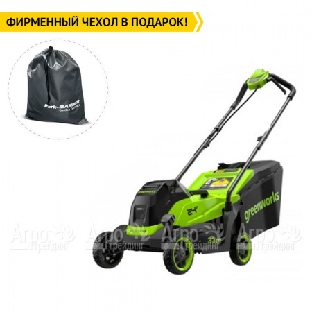 Газонокосилка аккумуляторная GreenWorks GD24LM331 4 Ач в Самаре