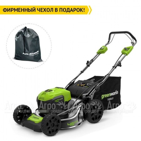 Газонокосилка аккумуляторная GreenWorks GD40LM46SP  в Самаре