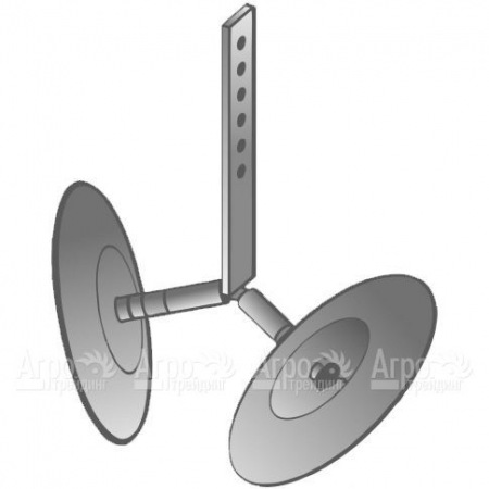 Окучник дисковый без сцепки для культиваторов Целина 500, 404, 406 в Самаре
