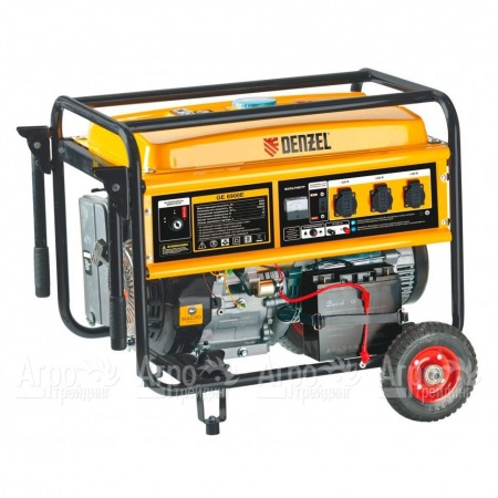 Бензогенератор Denzel GE 7900E 6 кВт  в Самаре
