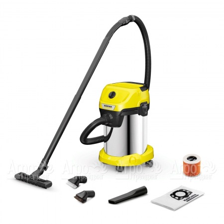 Хозяйственный пылесос Karcher WD 3 S V-19/4/20 SuctionBrushKit в Самаре