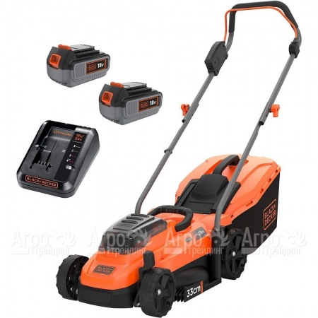 Газонокосилка аккумуляторная Black+Decker BCMW33184L2 в Самаре