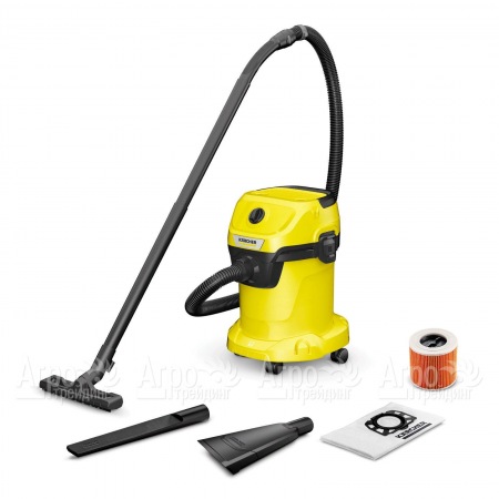 Хозяйственный пылесос Karcher WD 3 V-17/4/35 + Nozzles в Самаре