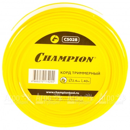 Корд триммерный Champion Star 2.4мм, 40м (звезда)  в Самаре