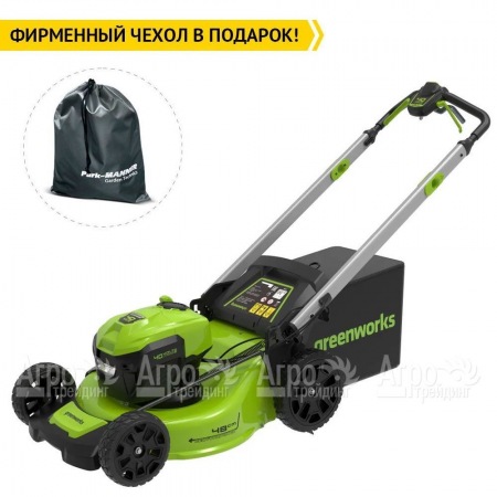 Газонокосилка аккумуляторная GreenWorks GD40LM48SPК4 в Самаре