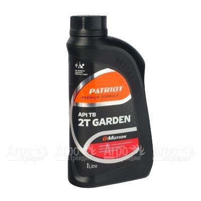 Масло минеральное Patriot G-Motion 2Т Garden API TB 1 л для 2-х тактных двигателей в Самаре