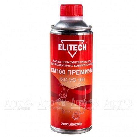 Масло полусинтетическое Elitech КМ100 2003.000200 ISO 100 0.45 л для воздушных компрессоров в Самаре