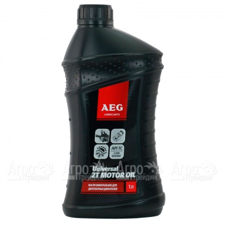 Масло минеральное Universal AEG 2T Motor Oil API TC 1 л для 2-х тактных двигателей в Самаре