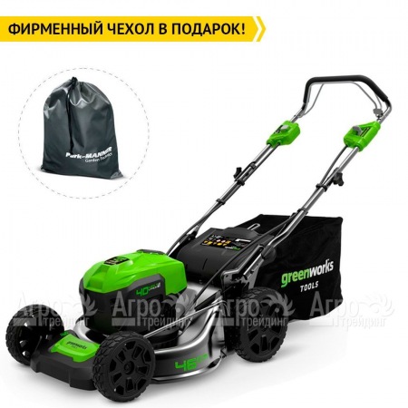 Газонокосилка аккумуляторная GreenWorks GD40LM46SPK4 в Самаре