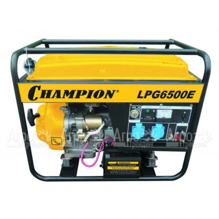 Бензин-газовый генератор Champion LPG6500E 5 кВт в Самаре