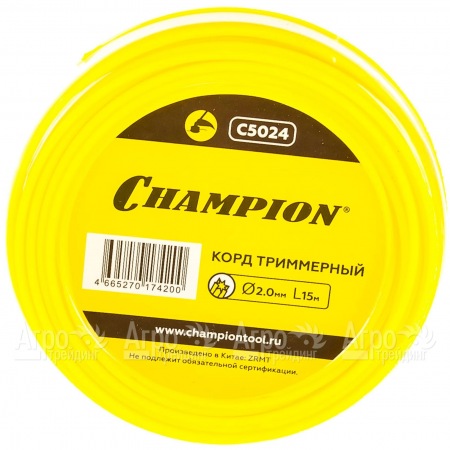 Корд триммерный Champion Star 2.0мм, 15м (звезда) в Самаре