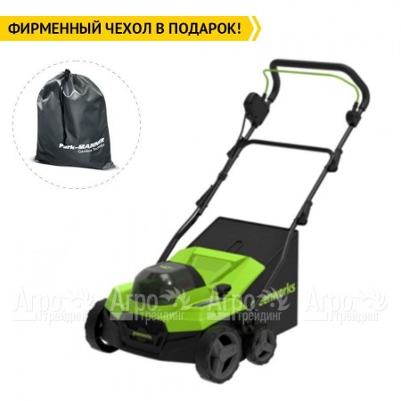 Аккумуляторный вертикуттер GreenWorks GD40SC38IIK4 в Самаре