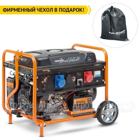 Бензогенератор Daewoo GDA 8500 DPE-3 DUAL POWER 220-380 7 кВт в Самаре