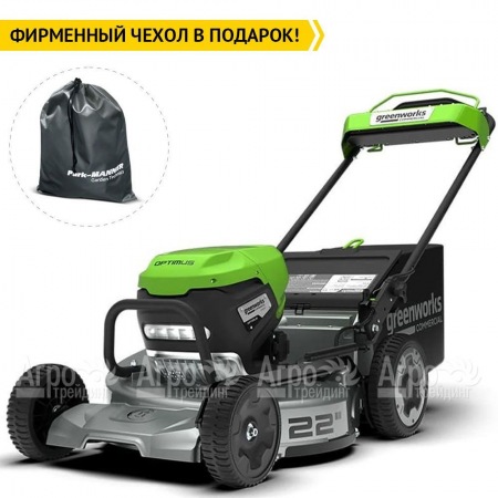 Газонокосилка аккумуляторная GreenWorks LM221S (без аккумулятора и зарядного устройства)  в Самаре