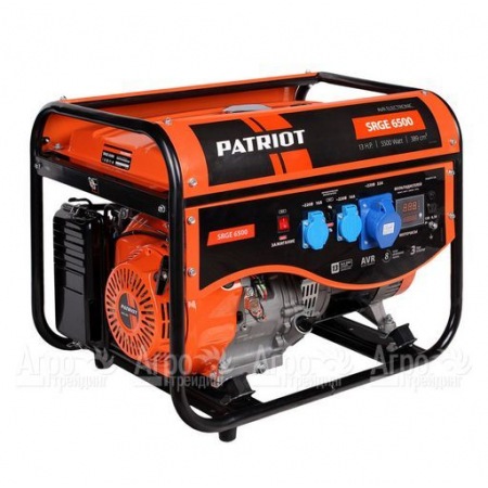 Бензогенератор Patriot Max Power SRGE-6500 5 кВт   в Самаре