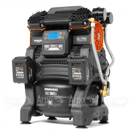 Компрессор аккумуляторный Daewoo DAC 180S Li SET в Самаре
