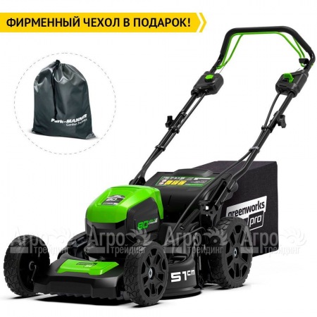 Газонокосилка аккумуляторная GreenWorks GD80LM51SPK4 в Самаре