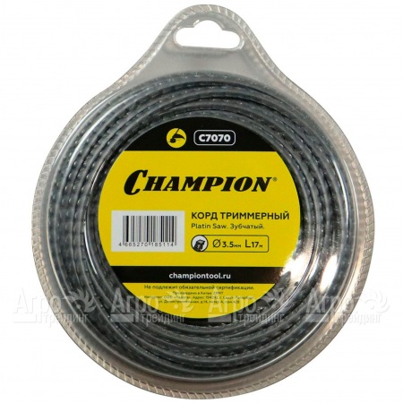 Корд триммерный Champion Platin Saw 3.5м, 17м (зубчатый)  в Самаре