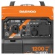 Инверторный бензогенератор Daewoo GDA 1400 i 1 кВт в Самаре